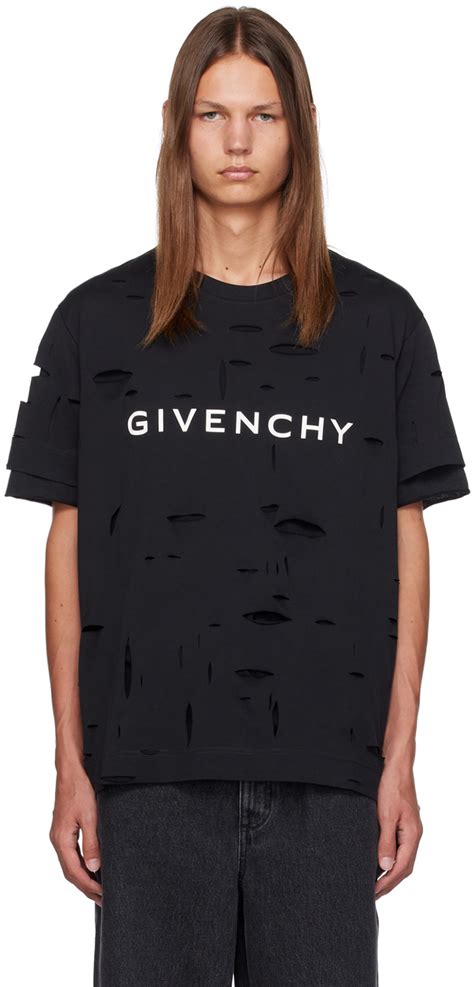 givenchy t shirts monkeys|Givenchy distressed t shirt.